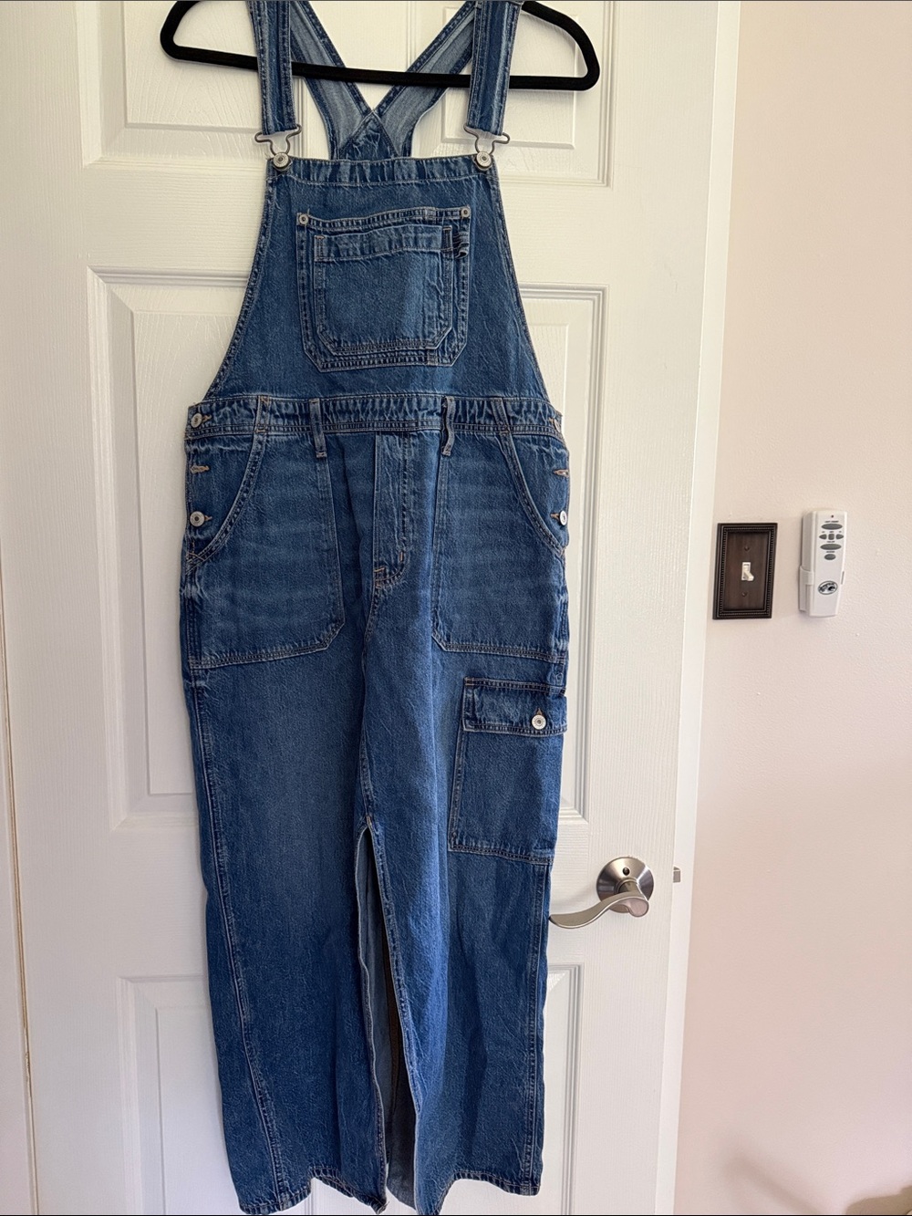 American Eagle Denim Bib Overalls Dress size L